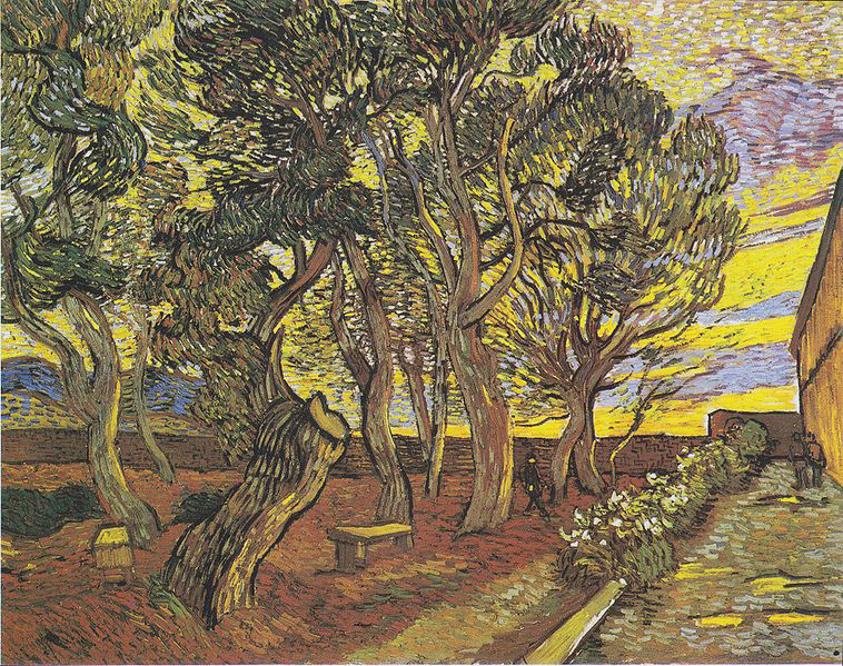 Vincent Van Gogh Garden of the Hospital Saint-Paul